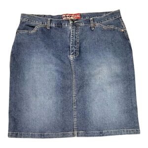 Vintage London Blues Denim Blue Skirt